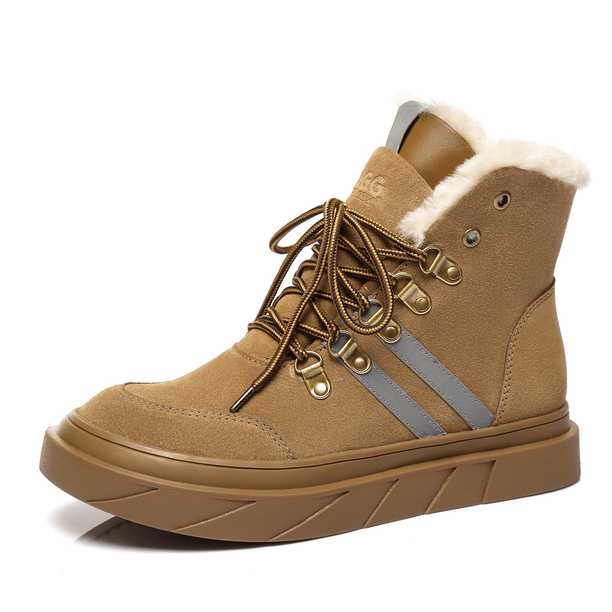 Alberville - Natasha Black Fur-lined Sneaker Boots for Women – ALBERVILLE